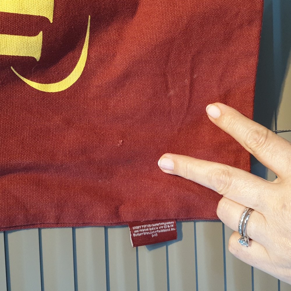 Harry Potter canvas tote shoulder bag Hogwarts Express, good preloved condition - Picture 14 of 17